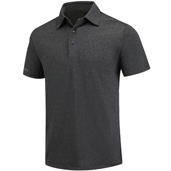 Golf Polo Marškinėliai Vyrams Trumpomis Rankovėmis Dry Fit Pritvirtinti Marškinėlius Drėgmės Wicking Mens Rankovių Vėdinamoje Kvėpuojantis Lašas Laivybos