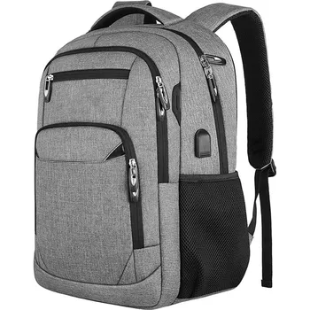 Verslo Kelionių Kovos Vagystės Backpack 15.6 Colių Nešiojamieji kompiuteriai Kuprinė Su USB Įkrovimo lizdas College School Kompiuterio Krepšys Moterims, Vyrams