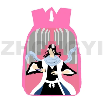 Kurosaki Ichigo Anime Paauglys Packbag 3D Spausdinimo Balinimo Kuprinės Mielas Rožinis Moterų Drobė ant Nugaros 12/16 Colių Bookbag Naujas Dizainas