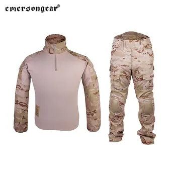 Emersongear Taktinis Kovoti su Gen2 Marškinėliai Kelnės Mokymo Kostiumas Vienodas Viršūnes Krovinių Kelnių Medžioklės Pėsčiųjų Lauko Sporto MCAD