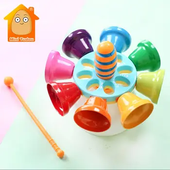 Vaikai 8 Pastaba Mušamieji Bell Spalvinga Vertus Bell Muzikinis Žaidimas Kūdikių Ankstyvojo Ugdymo Muzikos Instrumentų Žaislai Vaikams Dovanų