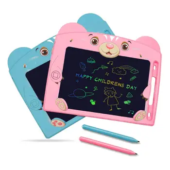 Vaikai LCD Raštu Tabletė Animacinių filmų Trinamos Plastiko Mokymosi Švietimo Žaislas Doodle Lenta Bamblys Rašymo Bloknote Mergaitės Berniukai Dovanos