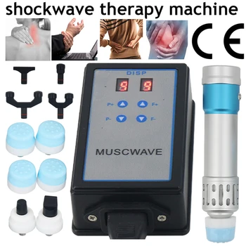 Naujos smūginės Bangos Chiropractic Gun 2 1ED Massager Shockwave Terapijos Aparatas Skausmas Blauzdikaulio Streso Sindromo Gydymo Masažo Įrankis