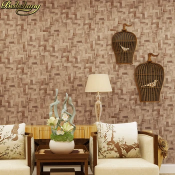 beibehang modeliavimas šiaudų kilimėlis bambuko rotango papel de parede 3D tapetai kambarį, miegamąjį, TV foną, sienos popieriaus ritinio