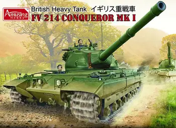 LINKSMA HOBIS, 1/35 Britų Sunkusis Tankas FV214 Užkariautojas MK I #35A006 Modelio Rinkinys