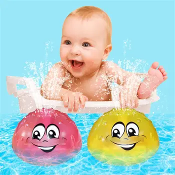 Vonios Žaislų, purškiamo Vandens Šviesos Muzika Pasukti Kamuolys Vaikas Kūdikio Žaislai Vaikiška Vonios kambarys Vasarą Žaisti Vandens