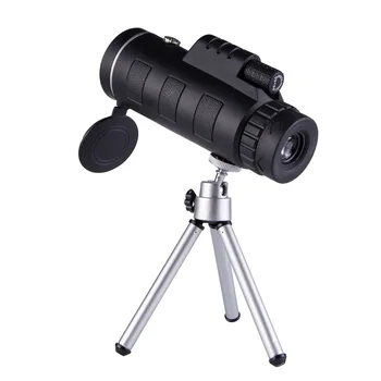 Didelės galios brangius Žiūronai Nešiojamų 40X60 Mažai šviesos Vizija Paramos Mobiliojo Telefono Kamera Binocularses, Kompasas, Foto Klipas