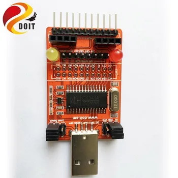 Originalus DOIT CH341A USB Perdavimo I2C / AI / SPI / UART / TTL / ISP Adapteris ELP / MEM Lygiagrečiai Konverteris Plėtros Taryba Rinkinys