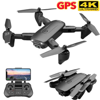 F6 GPS Drone 4K HD Kamera FPV Tranai Su Sekite Mane 5G WiFi Optinio Srauto Sulankstomas RC Quadcopter Profesinės Dron