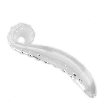 stiklo tekstūros seahorse analinis kaištis dildo didelis kamuolys aiškiai krištolas butt plug sekso žaislai, moterų, vyrų masturbacija sekso produktai