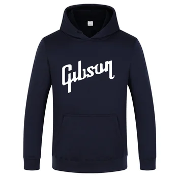 Naujas Gibson Logo Spausdinti Žiemos Vyrų Hoodie Moterų Palaidinukė Jogger Vilnos Rudenį Prekės Puloveris Atsitiktinis Mados Unisex Viršų