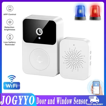 X9 Namų Vaizdo Doorbell Kamera, Belaidis Nuotolinio Protingas Doorbell Balso Ryšio WIFI Stebėti Doorbell Kamera Namų Stebėti
