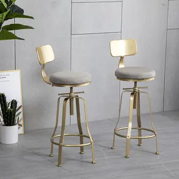Barstool Valgomojo Kėdės Kovos Laukia Atlošas Valgomasis Modernus Baras Dizaino Kėdė Didelės Pramonės Taburete Cocina Baro Baldai