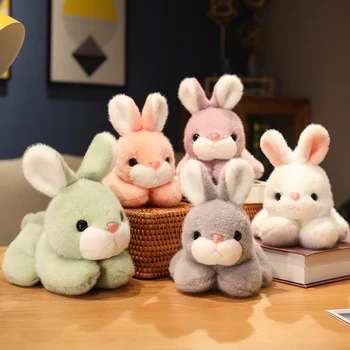 20cm Triušio Žaislai Cute Bunny Lėlės Įdaryti Minkštas Gyvūnų Žaislas vaikams, žaislai, Namų Kambario Dekoro Ornamentą Merginos Gimtadienio Dovana