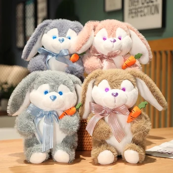 23cm Mielas Triušis Valdos Triušis Pliušiniai Žaislai Sofa Kawaii Pliušinis Žaislas Įdaryti Animacinių filmų Minkštas Bunny Lėlės Vaikams Mergaičių Gražių Dovanų