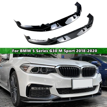 BMW 5 Serijos G30 M Sportas 2018 2019 2020 Automobilio Priekinio Buferio Lip Kūno Komplektas, Spoileris, Splitter PP Bamperis Canard Lūpų Splitter