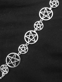 Pentagram, pentacle pagonių apyrankę.