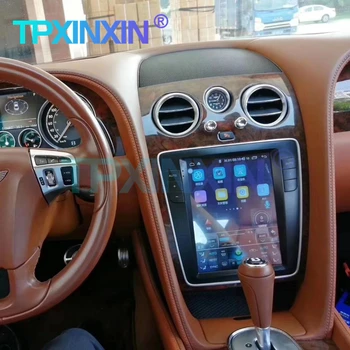Android 11 Auto 8+256G Už Bentley Continental 2012-2019 Tesla Stiliaus Ekrano Automobilio Radijo, GPS Navigacijos Headunit Multimedia Player