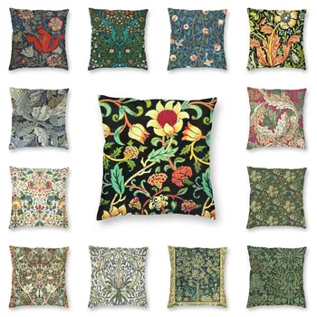 William Morris Derliaus Saulėgrąžų Gėlių, Prabangos Pagalvę Padengti Dekoro Salonas Atveju Tekstilės Modelis Pagalvėles Už Sofos Mesti Užvalkalas