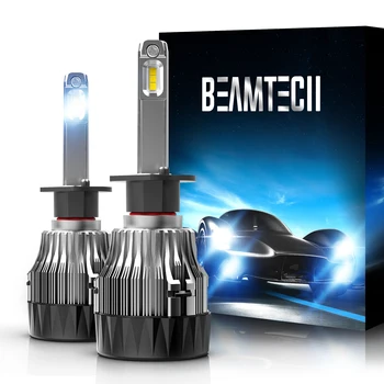 BEAMTECH H1 LED Lemputės, 16000LM 70W 30mm Heatsink Bazės SPT Žetonų 6500K Xenon Balta