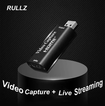 Super Mini 4K HD USB 2.0 Žaidimas, Užfiksuoti Kortelės 1080P HDMI Garso ir Vaizdo Įrašymo Adapteris OBS 