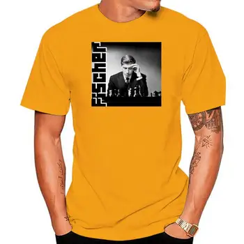 Vyrų marškinėlius Bobby Fišerio Šachmatų Marškinėliai produktų Grandmaster Klasikiniai Marškinėliai Atspausdintas T-Shirt tees viršų