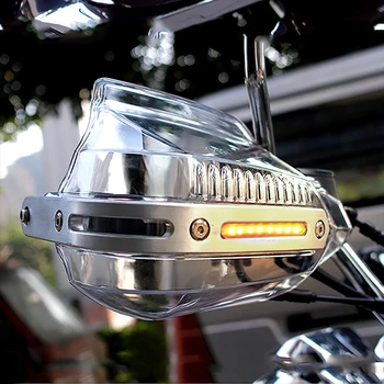 Motociklo Handguards LED Žibintai Vertus Raštas Priedai Honda Shadow 1100 Xadv Cbr600F4I Cbr 600F Cb500F Šešėlis 125