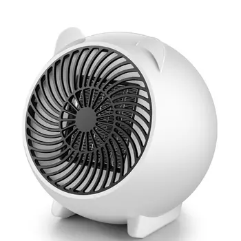 500W Mini Šildytuvas Patalpų Gražių Mažų Nešiojamų Šildymo Office Termostatas Greito Šilumos Darbalaukio Energiją Taupančių Šildytuvai