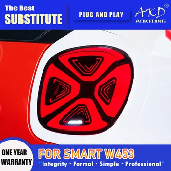 AKD Uodega Lempa Smart LED Uodegos Šviesos 2014-2020 M. Smart W453 Priekiniai Rūko Stabdžių Posūkio Signalo Automobilių Priedai