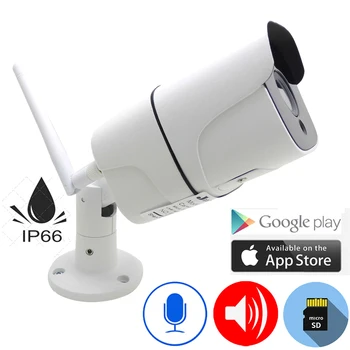 IP Kamera, Wifi, 720P, 960P 1080P HD Wireless Cctv Saugumo Lauko Vandeniui Kulka Garso IPCam Infraraudonųjų spindulių Stebėjimo Namų Kamera